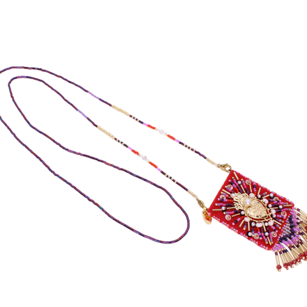 Collier Groco Rouge