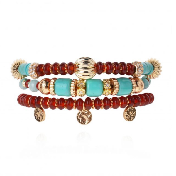 Manchette Jerba Turquoise