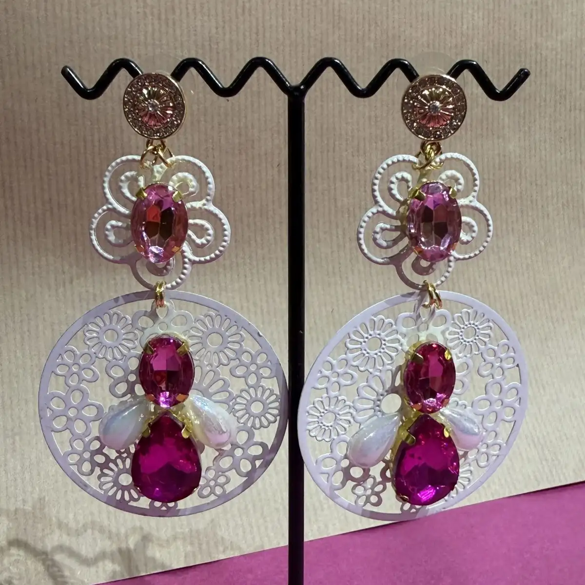 Boucles d’oreilles Flora