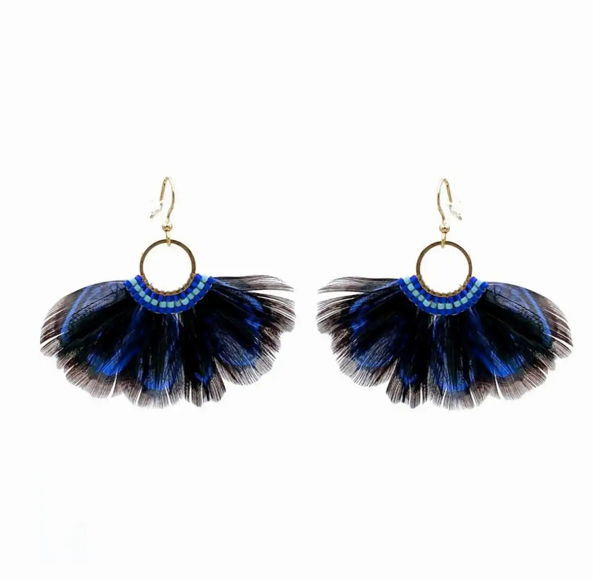 Boucles d’oreilles Plume