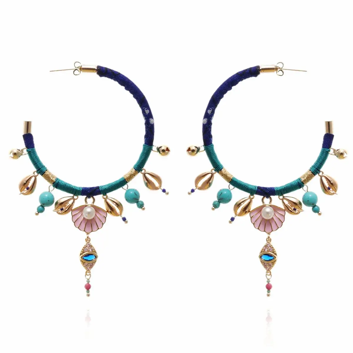Boucles d'oreilles Payott Bleu