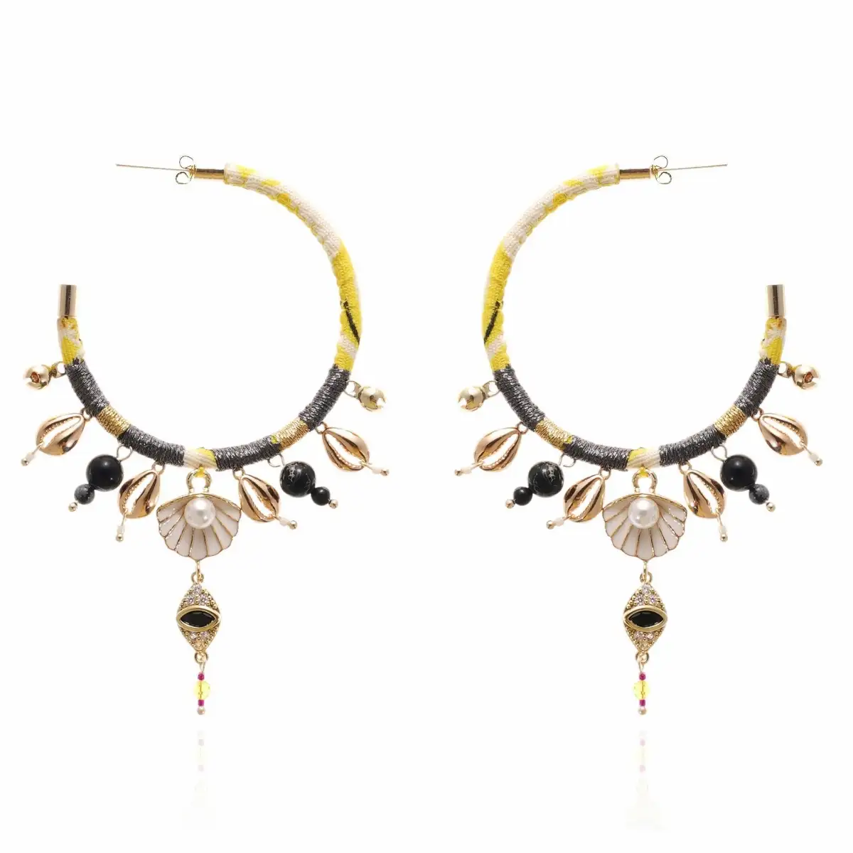 Boucles d'oreilles Payott Jaune