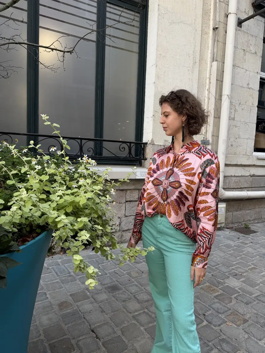 Pantalon Meghan Turquoise