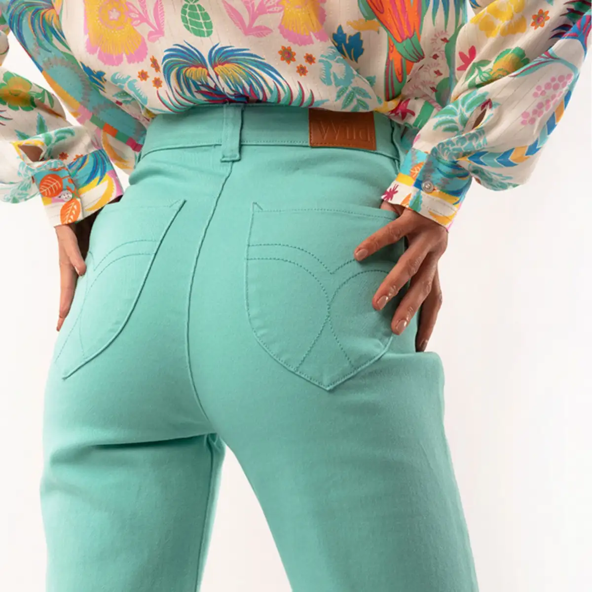 Pantalon Meghan Turquoise