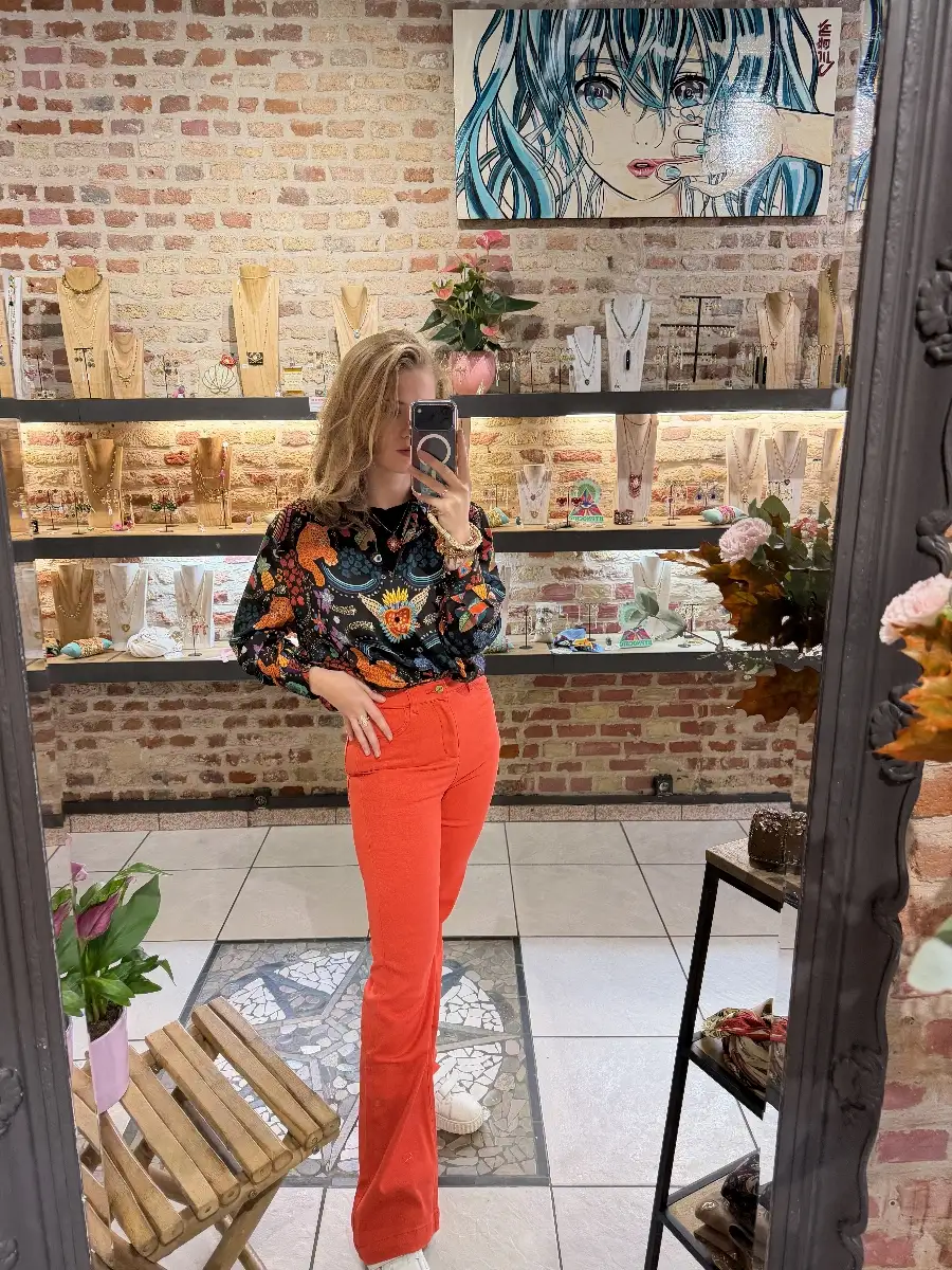 Pantalon Meghan Rouge