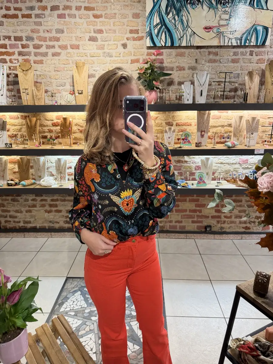 Pantalon Meghan Rouge